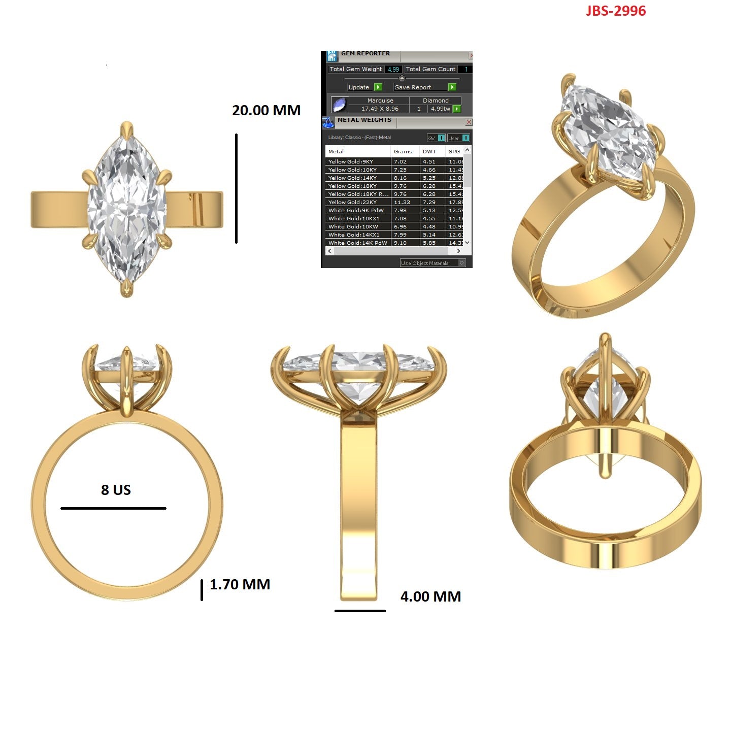 Custom Ring Order -Cato