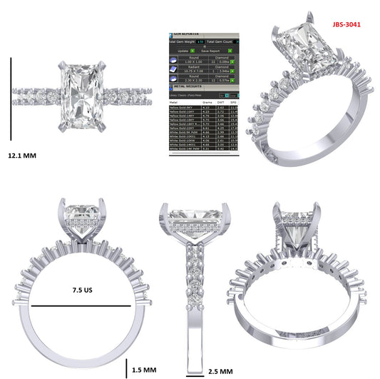 Custom Ring Order - Alan radiant
