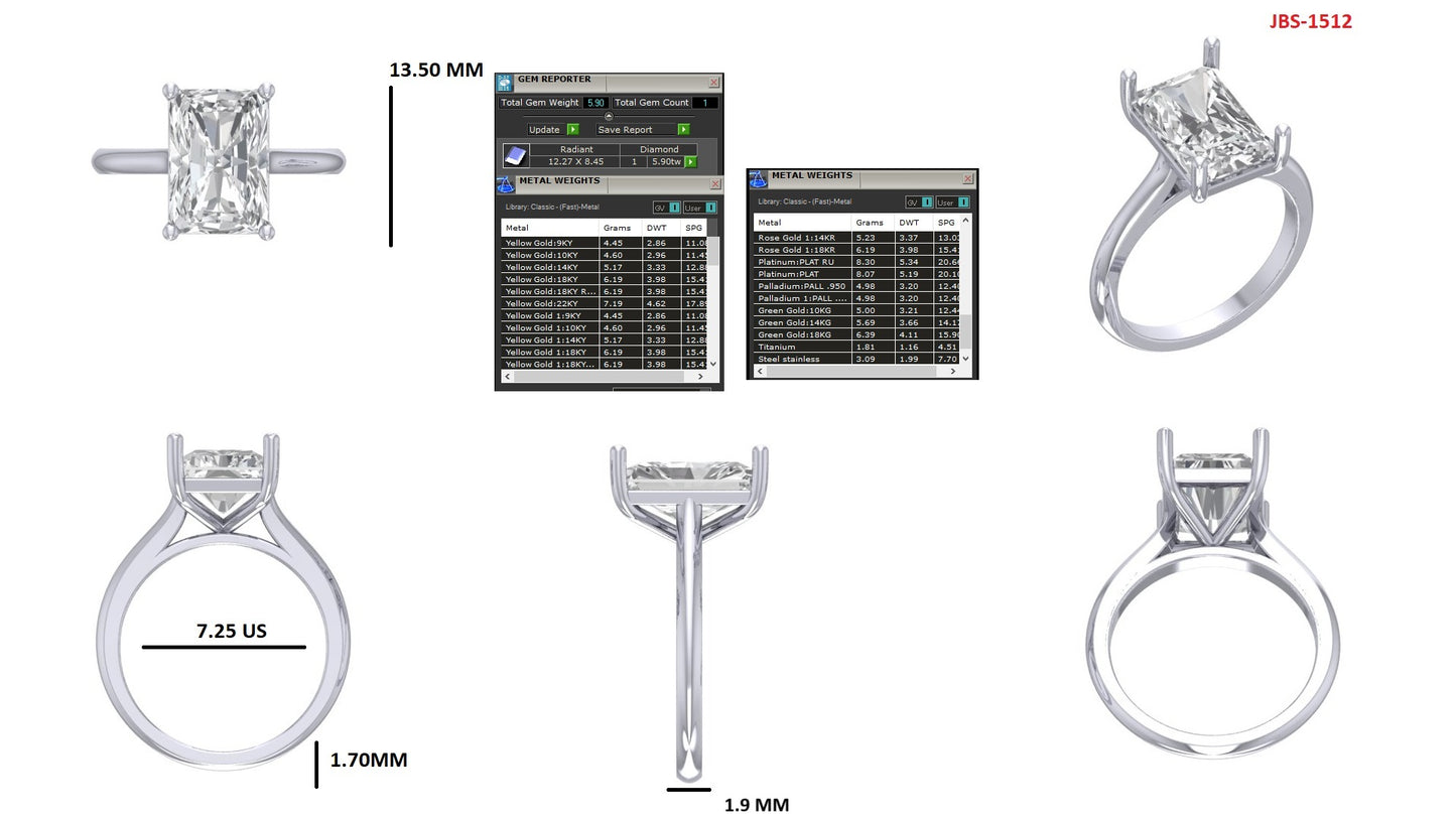 Custom Ring Order Logan/Bri #1