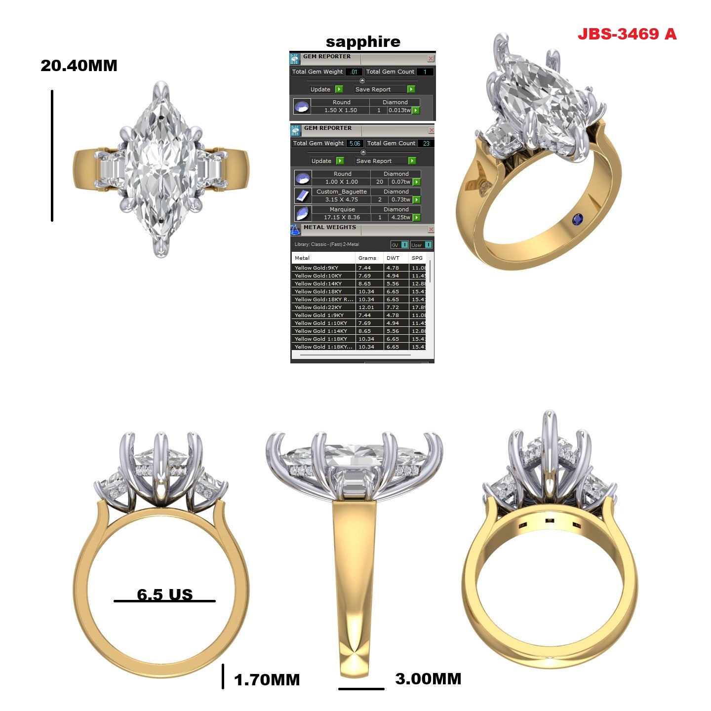 Custom Ring Order - Anthony Marquise