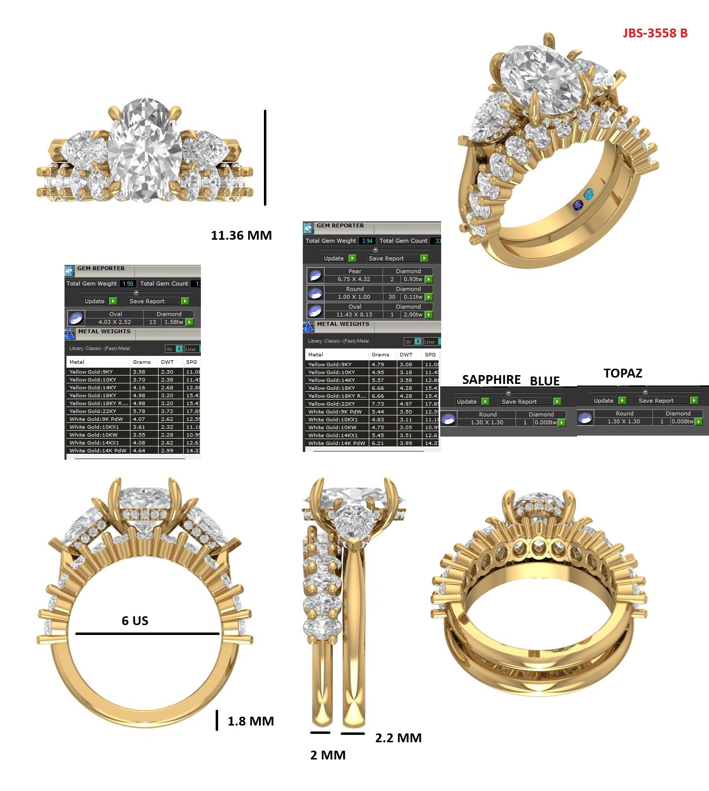 Custom Ring Order -Lia wedding band