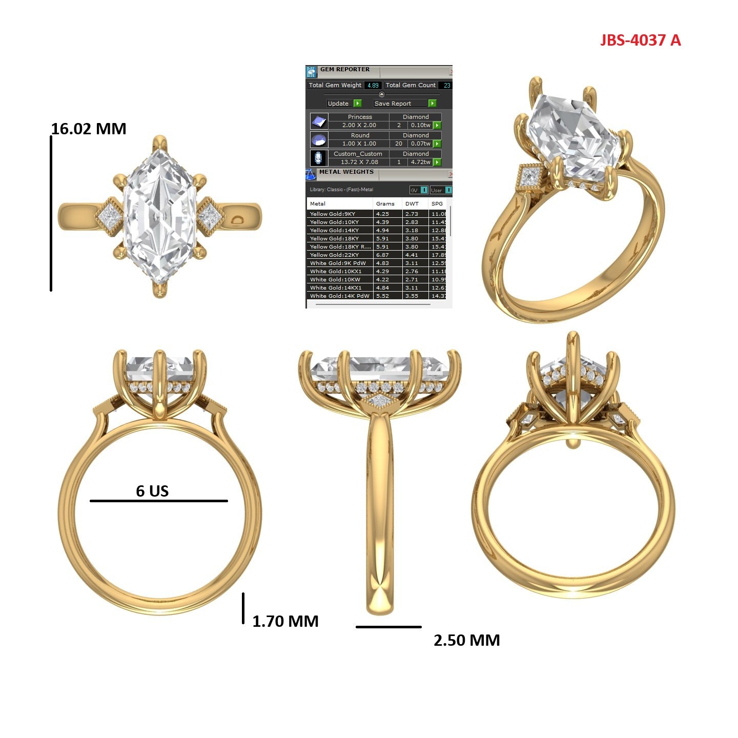 Custom Ring Order -Edgar