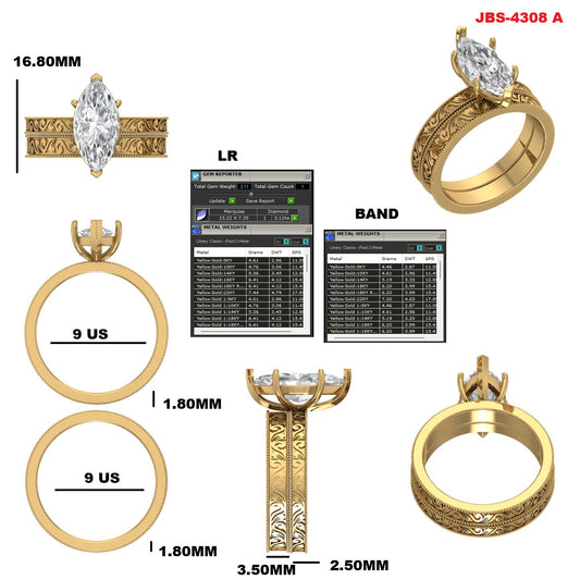 Custom Ring Order -Ellie band