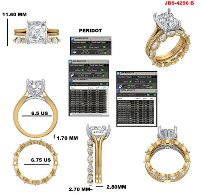 Custom Ring Order - Colette ring and two band