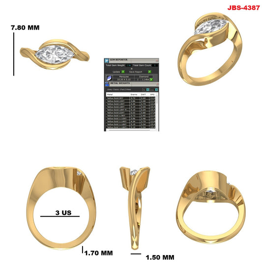 Custom Ring Order -Melissa 3 pinky rings