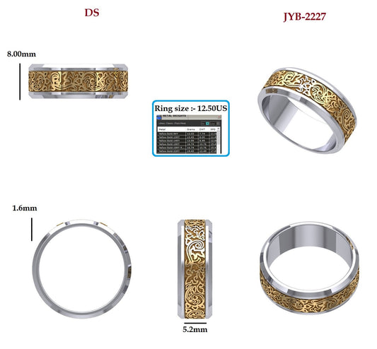 Custom Ring Order -Emma Men’s band