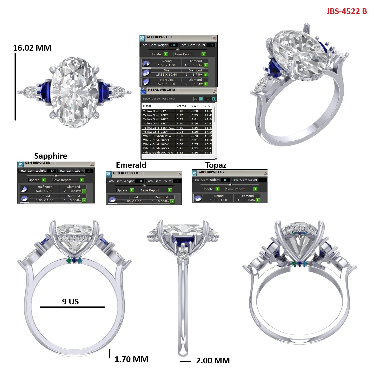Custom Ring Order -Melissa D