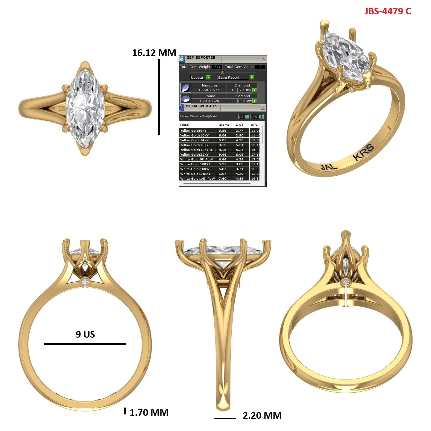Custom Ring Order - Keely/jonathon