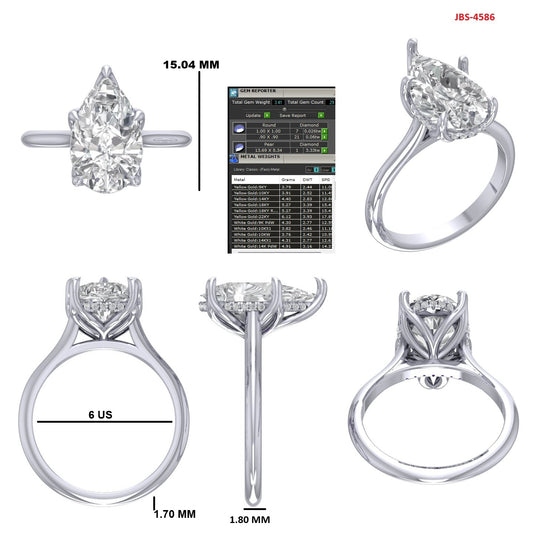 Custom Ring Order -Victor Pear