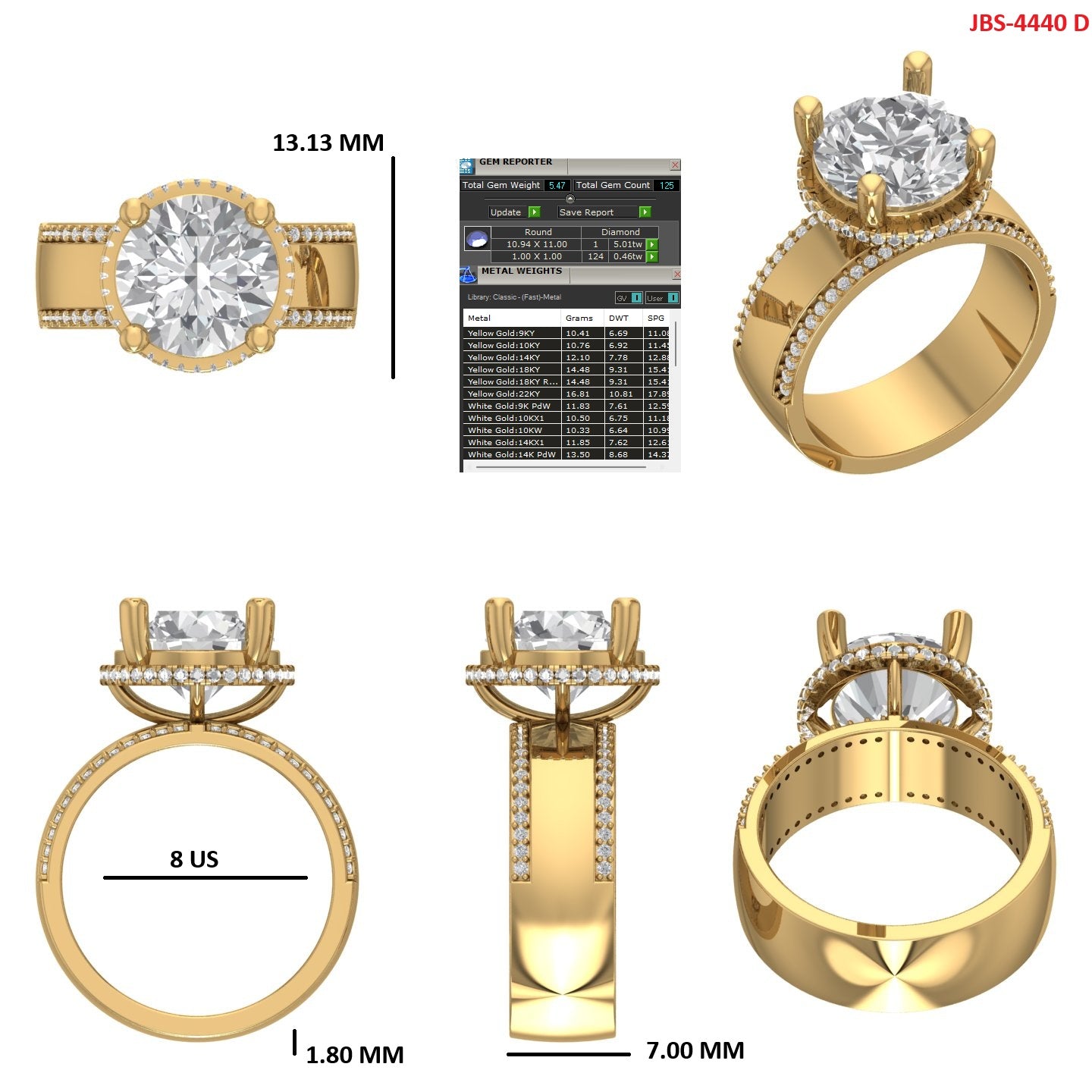Custom Ring Order -Yvonne reset