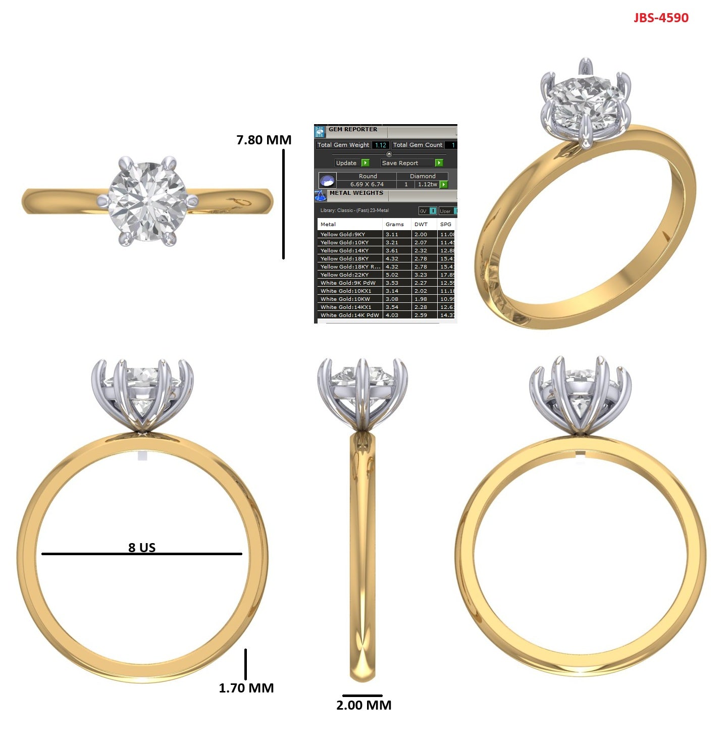 Custom Ring Order -round