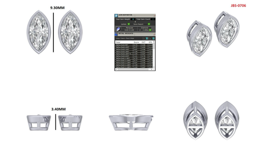 Custom Ring Order -Emma studs