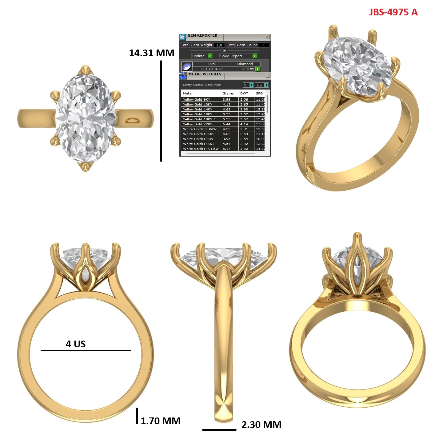 Custom Ring Order - Maribel