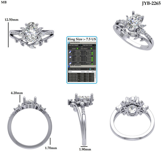 Custom Ring Order - Chris oval
