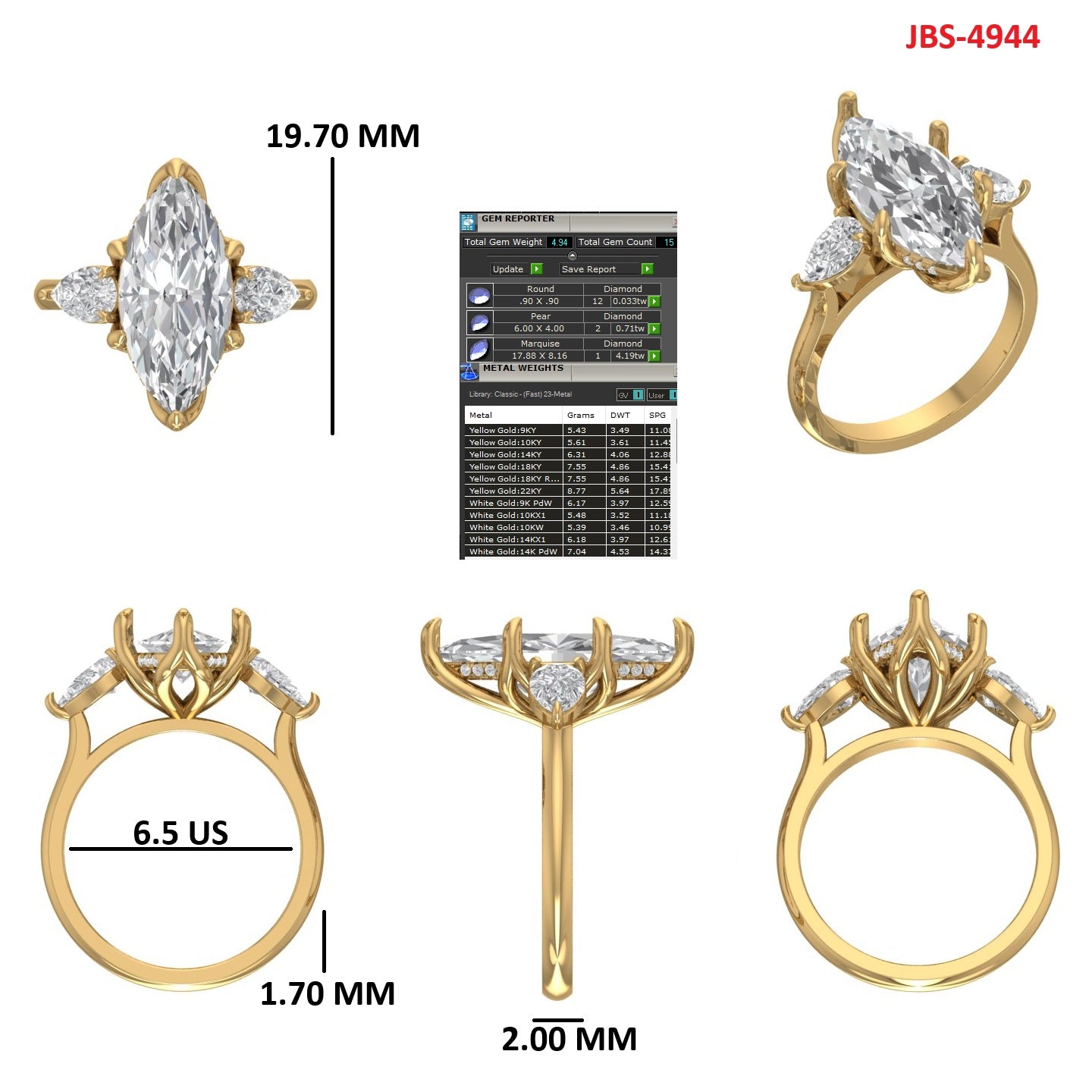 Custom Ring Order - Megan O/Sean