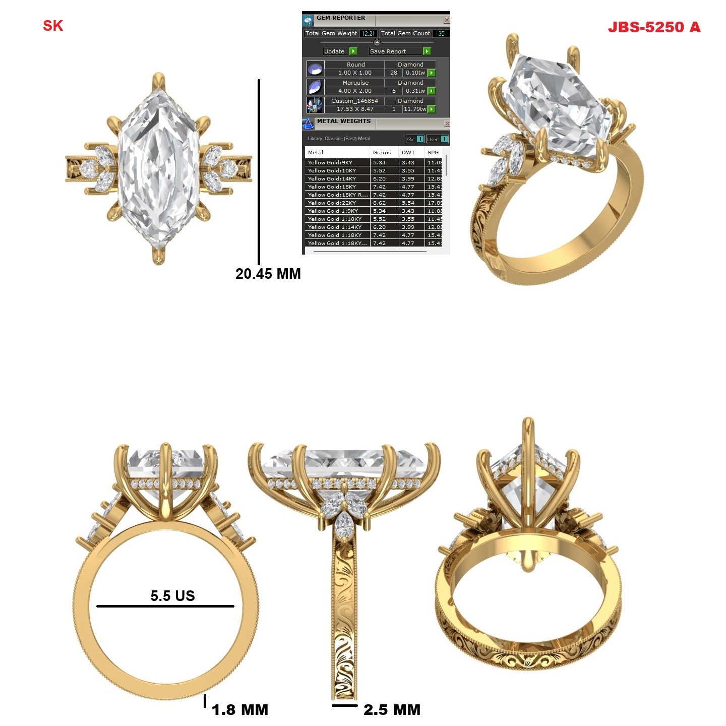 Custom Ring Order Justin/haley Rae