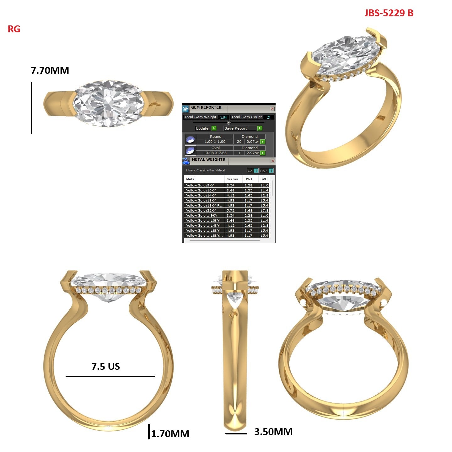 Custom Ring Order Ian Moval