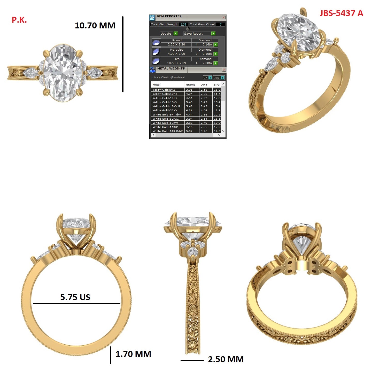 Custom Ring Order Dathen