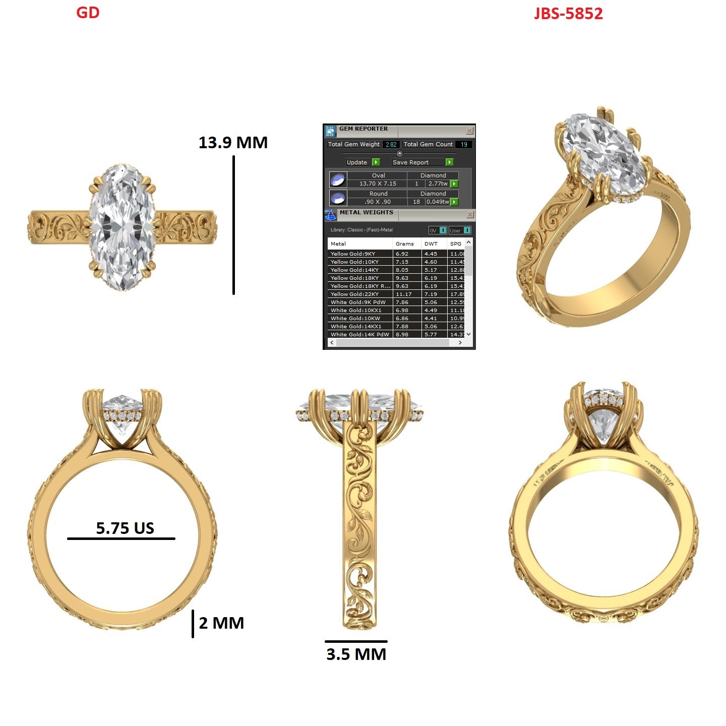 Custom Ring Order Samuel Moval