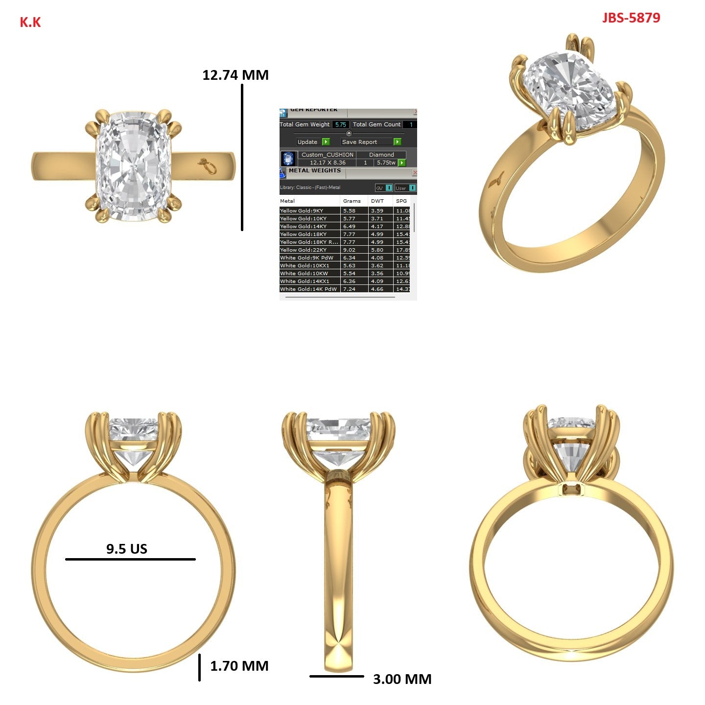 Custom Ring Order engagement ring John Haro