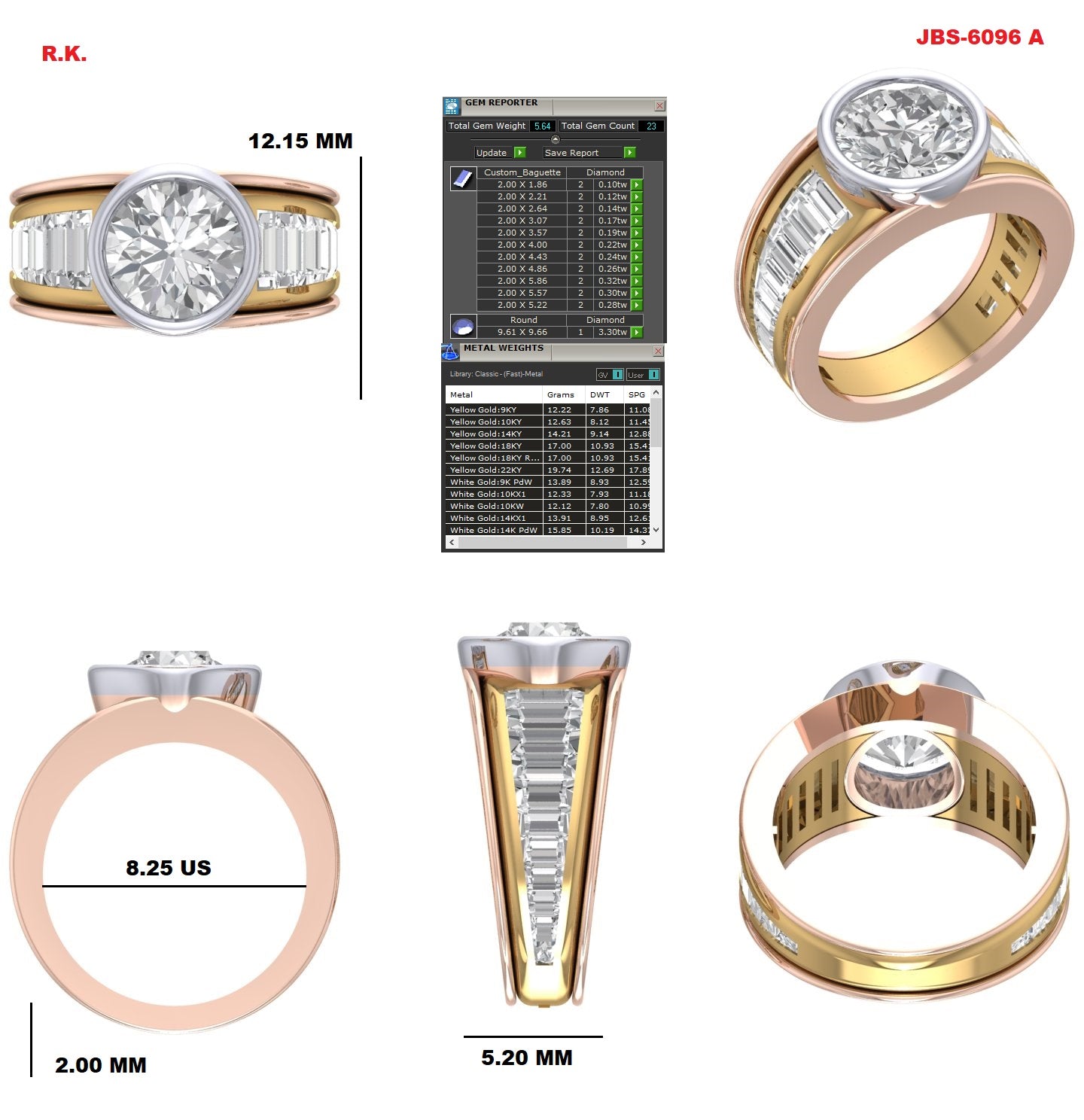 Custom Ring Order Morine