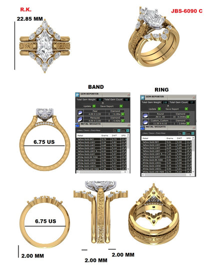 Custom Ring Order Drew/Madison