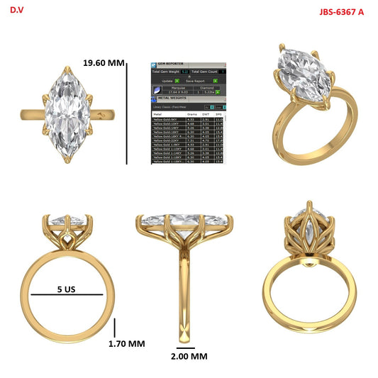 Custom Ring Order - Hannah/Daniel