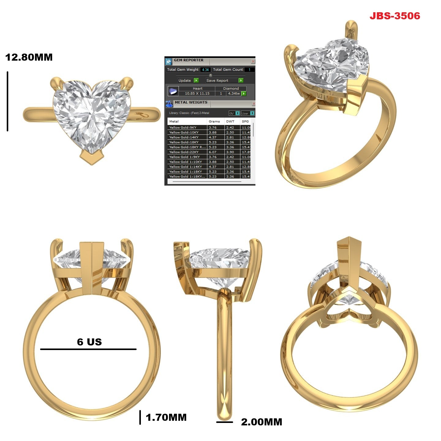 Custom Ring Order - Leslie