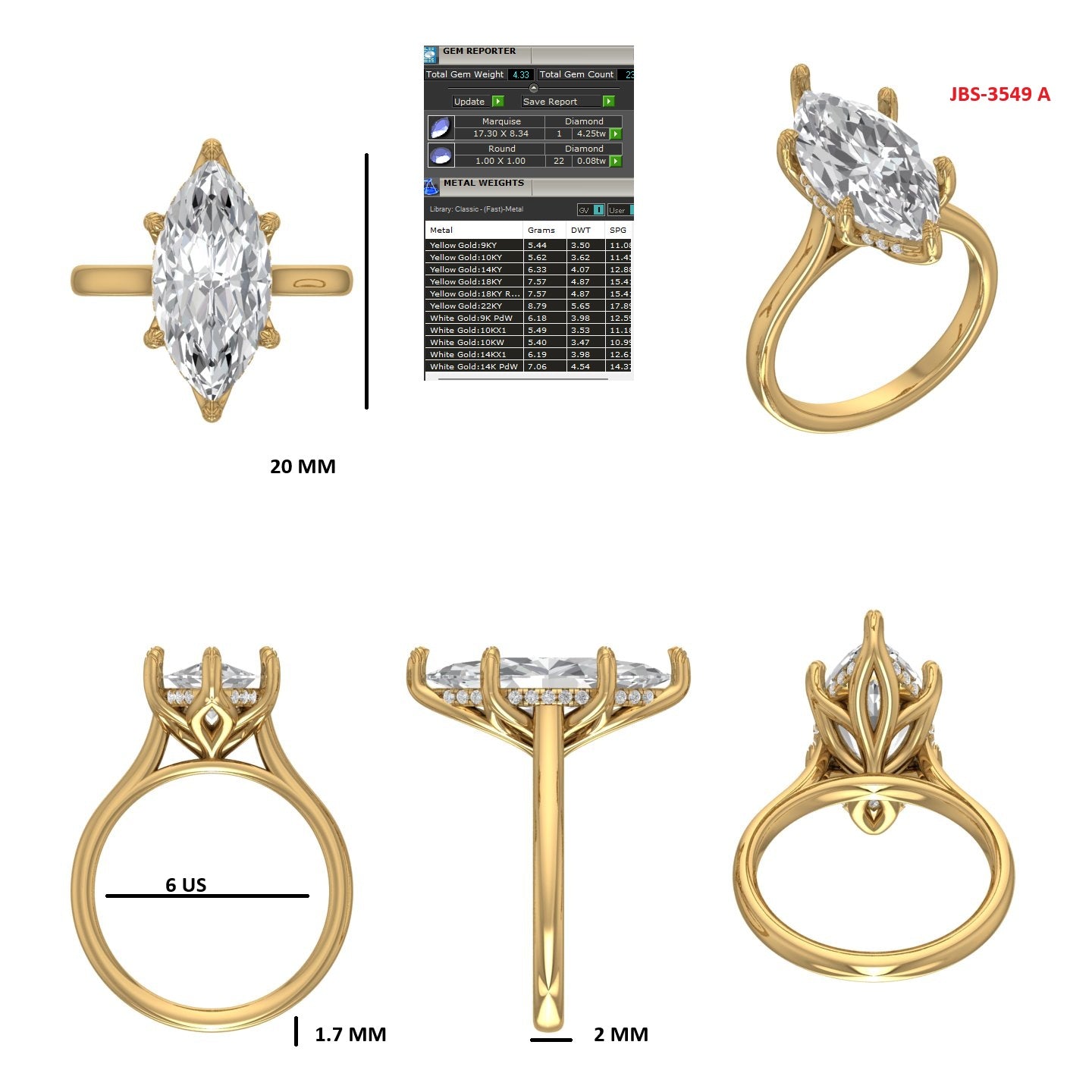 Custom Ring Order -Ashlyn engagement and wedding band