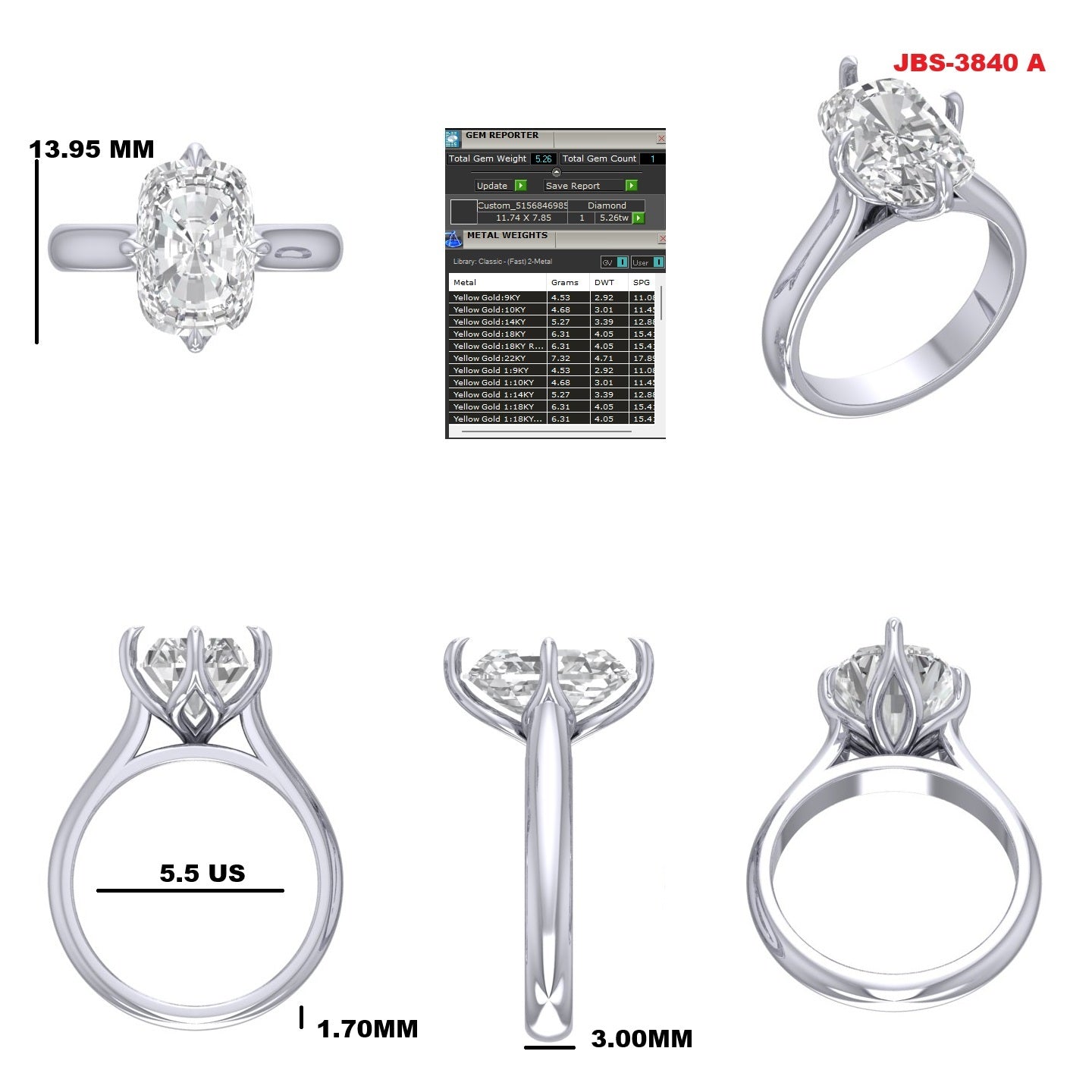 Custom Ring Order - Anthony Old mine reset