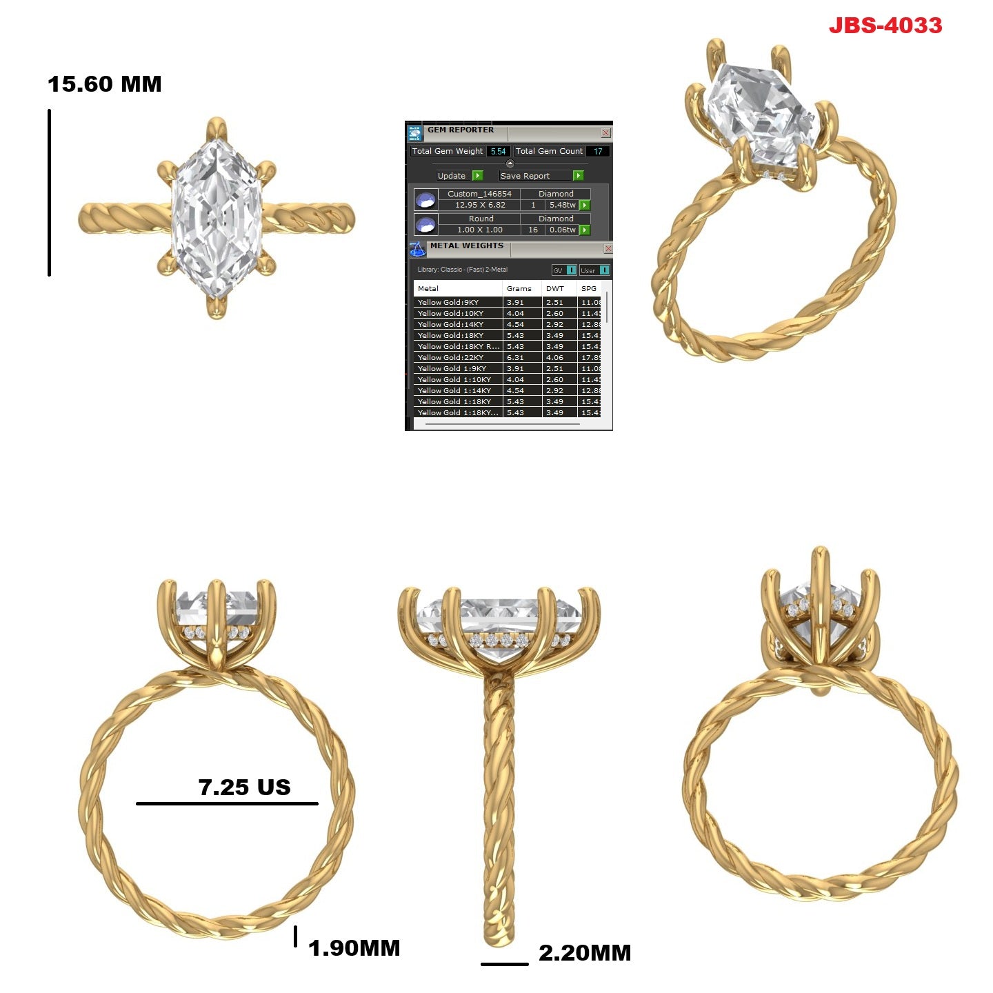Custom Ring Order - Jarrett