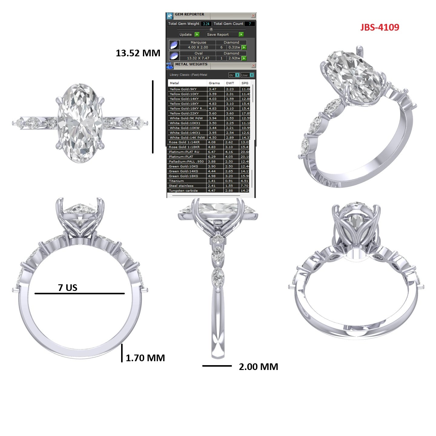 Custom Ring Order - Kristin Moval and band