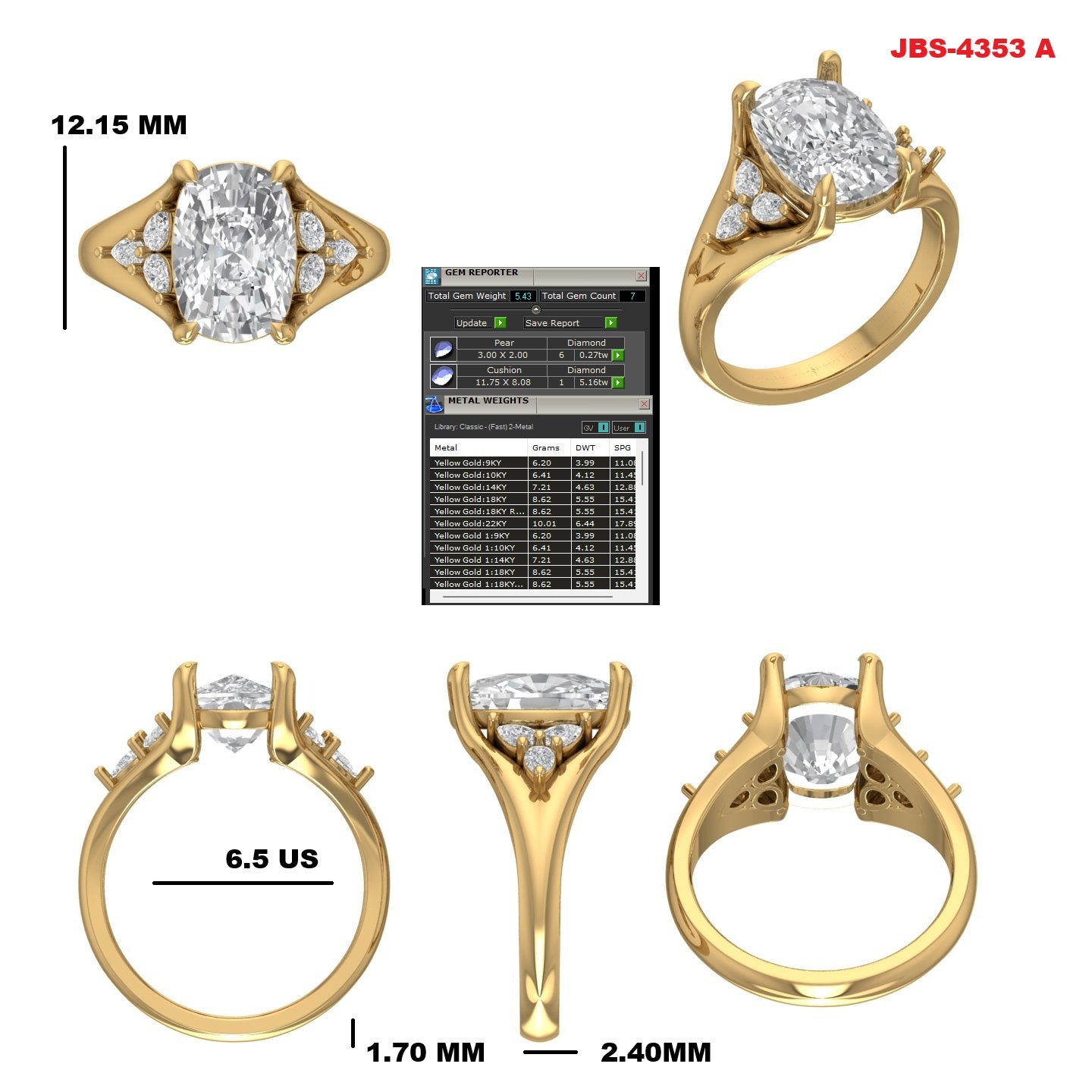 Custom Ring Order - Bella/Dalton