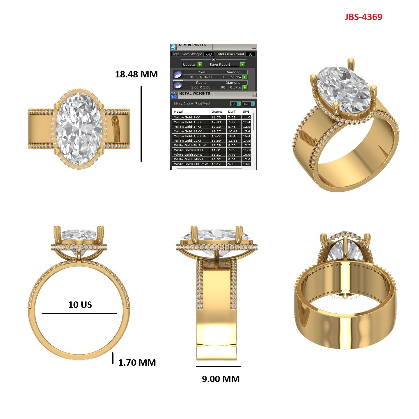 Custom Ring Order - Ashley Oval