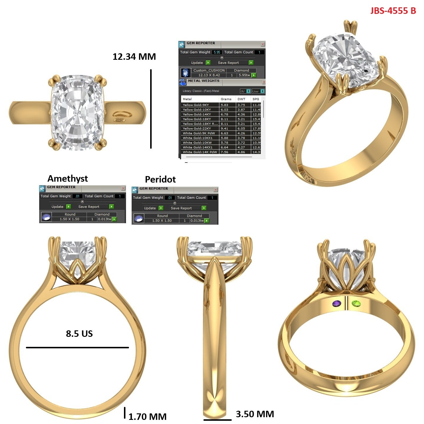 Custom Ring Order -Georgiana