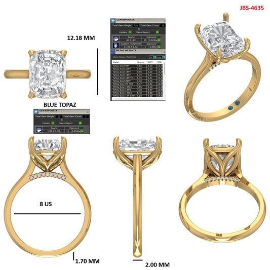Custom Ring Order -Wyatt and Maggie