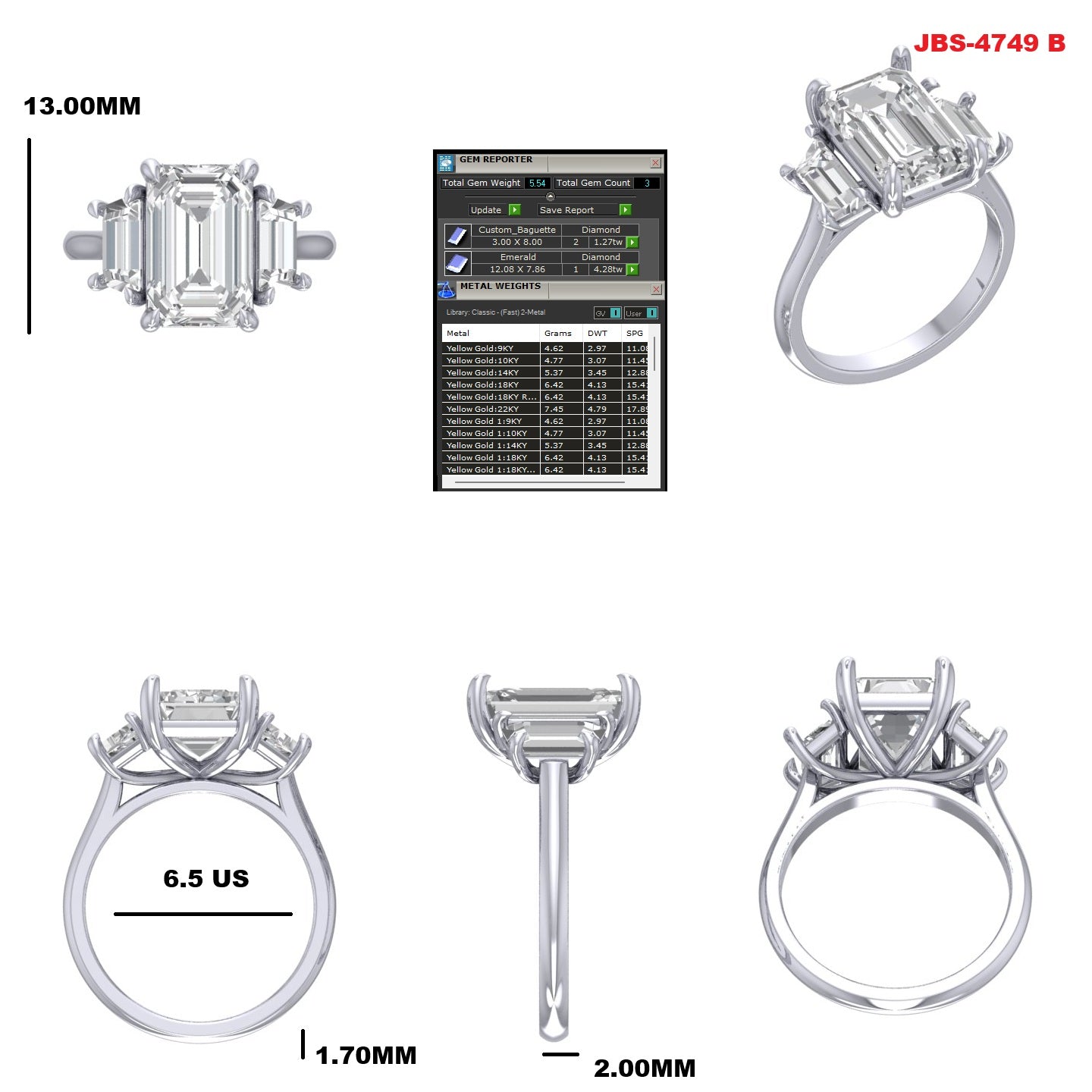 Custom Ring Order -Mason/Hailee