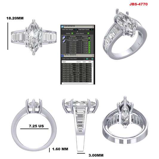 Custom Ring Order -Chase marquise