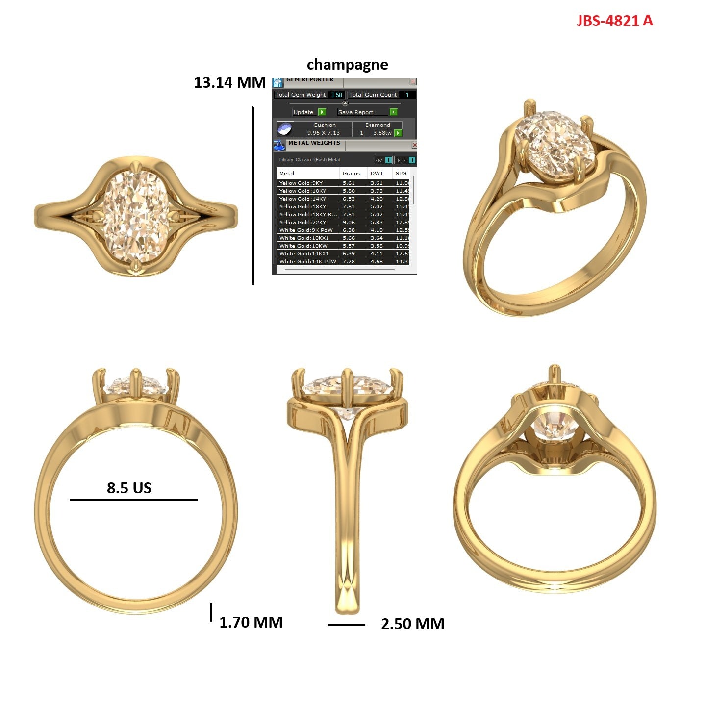 Custom Ring Order -Melissa M Two rings