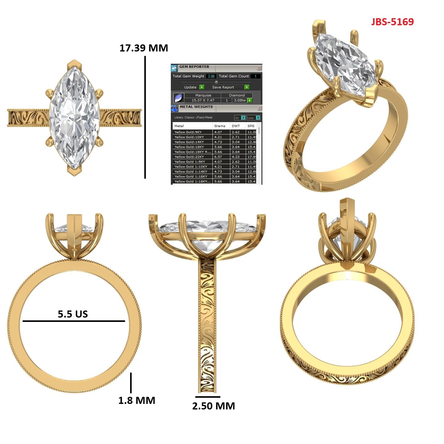 Custom Ring Order Jeremiah Tristan ring and diamond