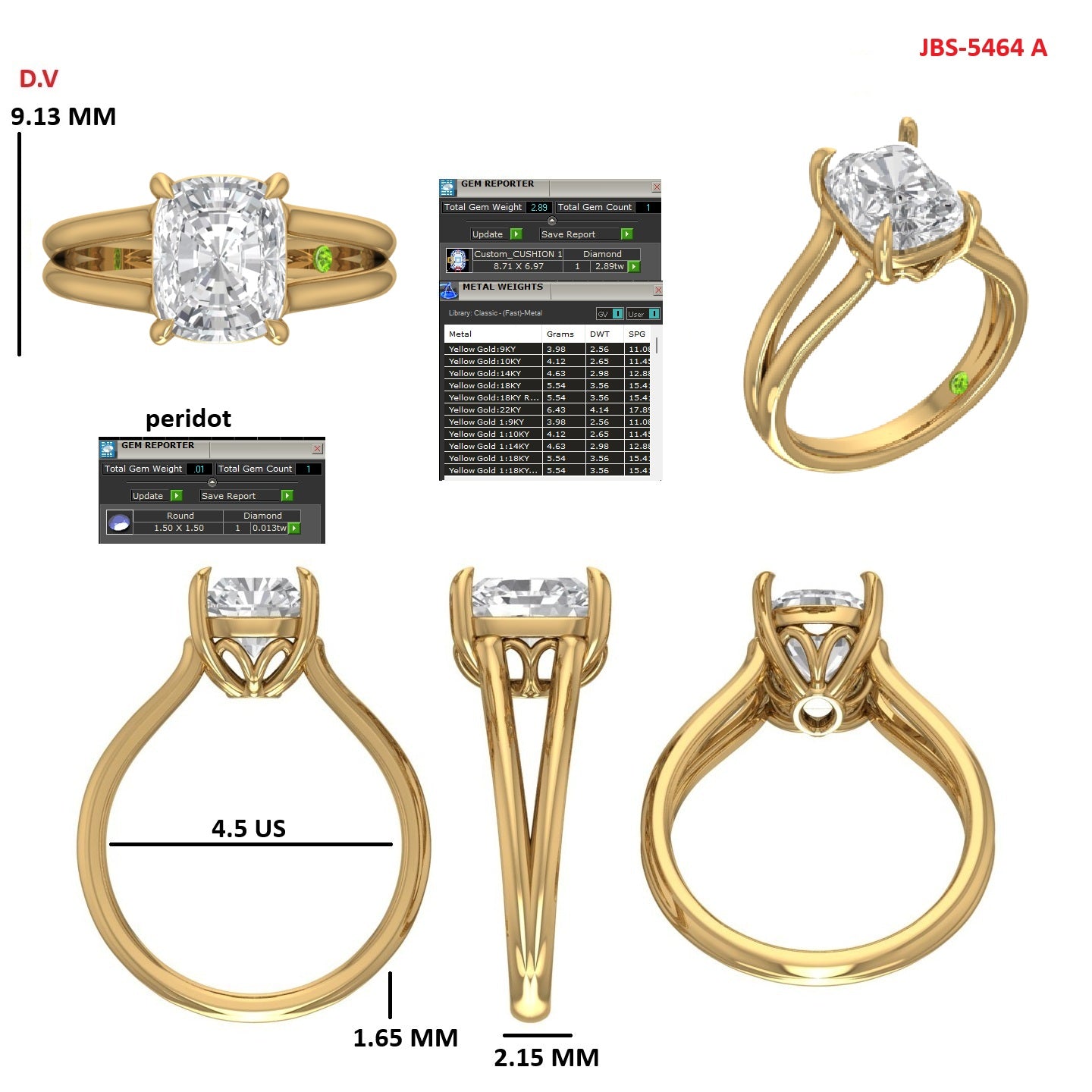 Custom Ring Order Riley/Brooklyn