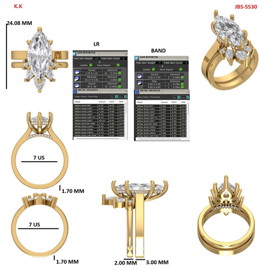 Custom Ring Order Doreen band