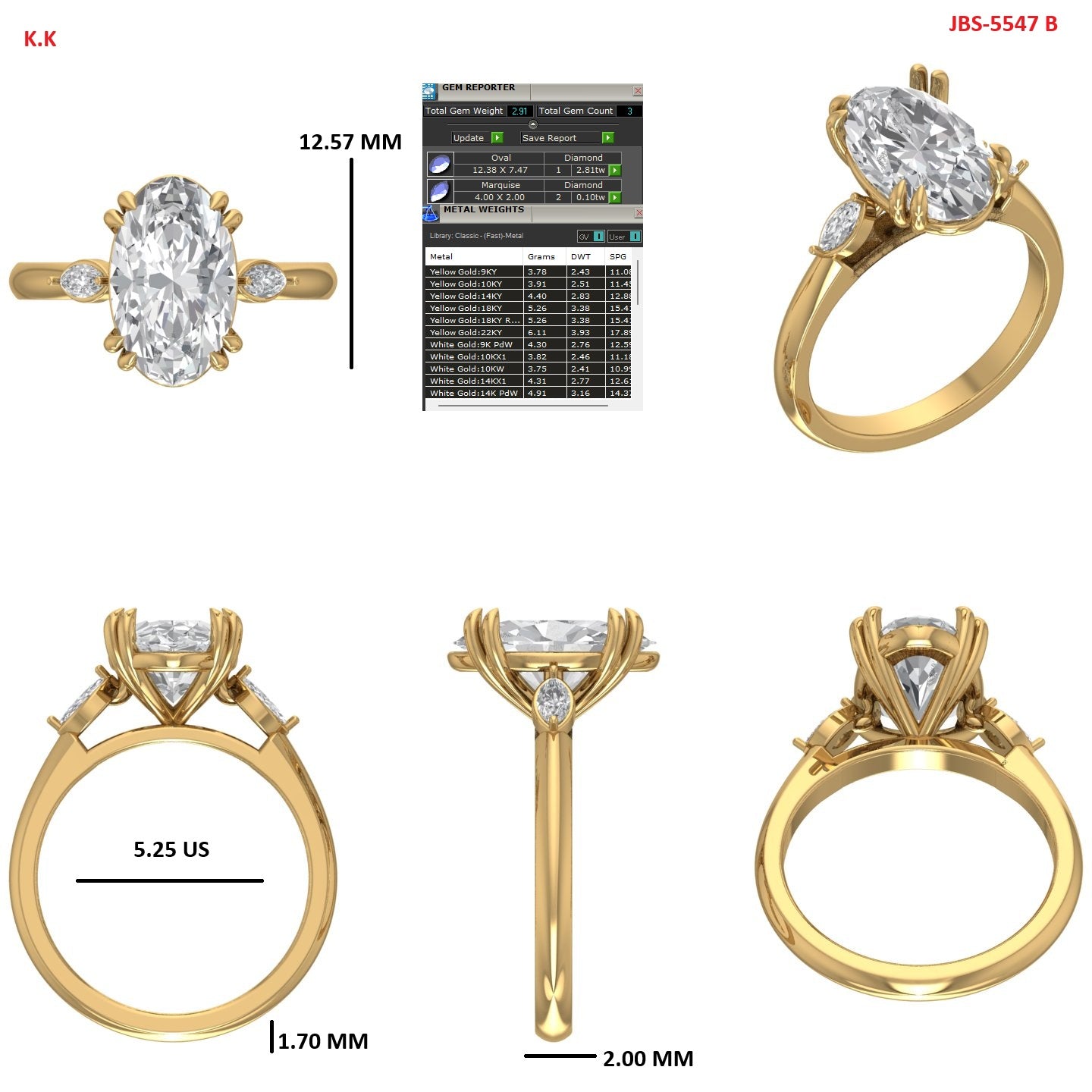 Custom Ring Order Chloe/Rafael