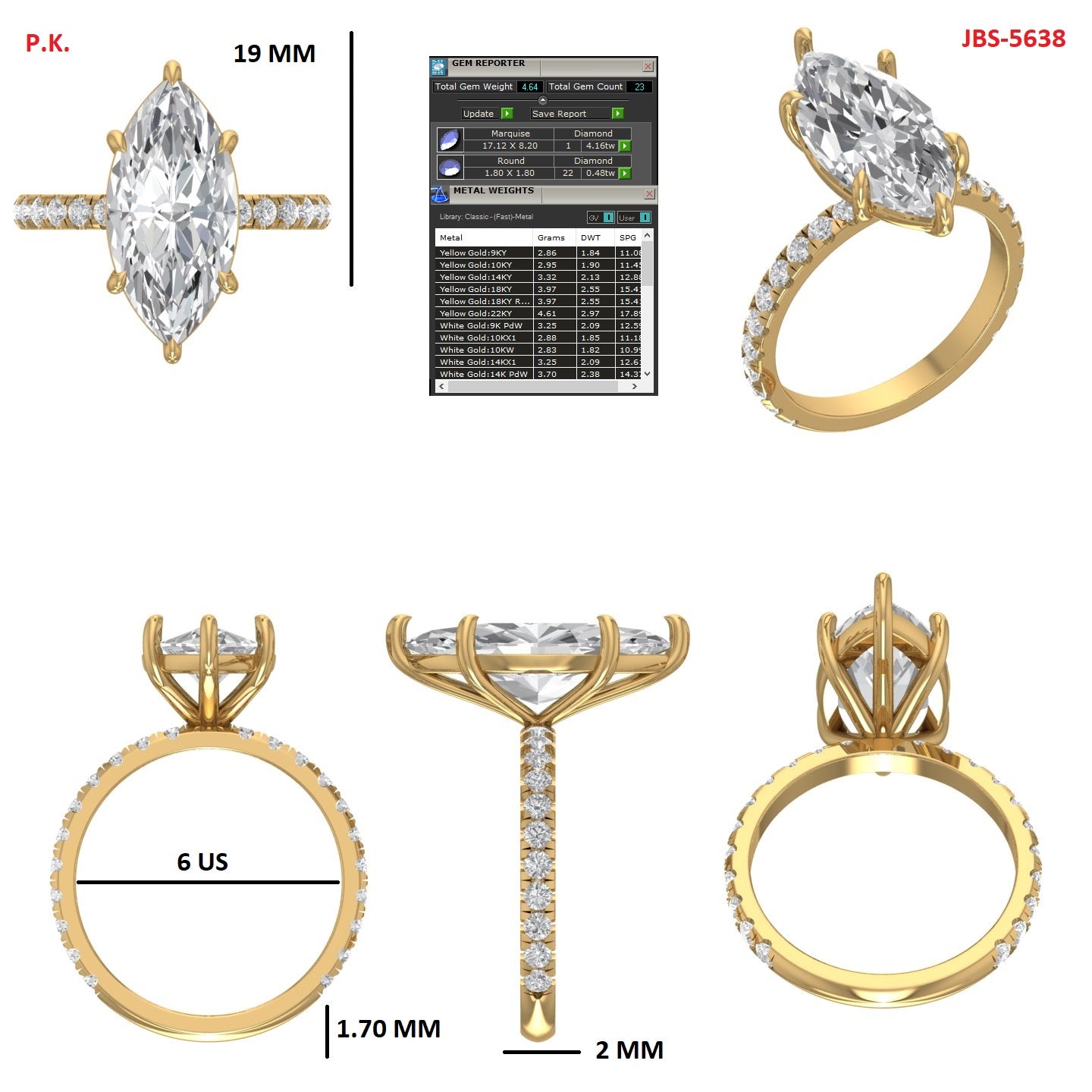 Custom Ring Order Matthew Roetter