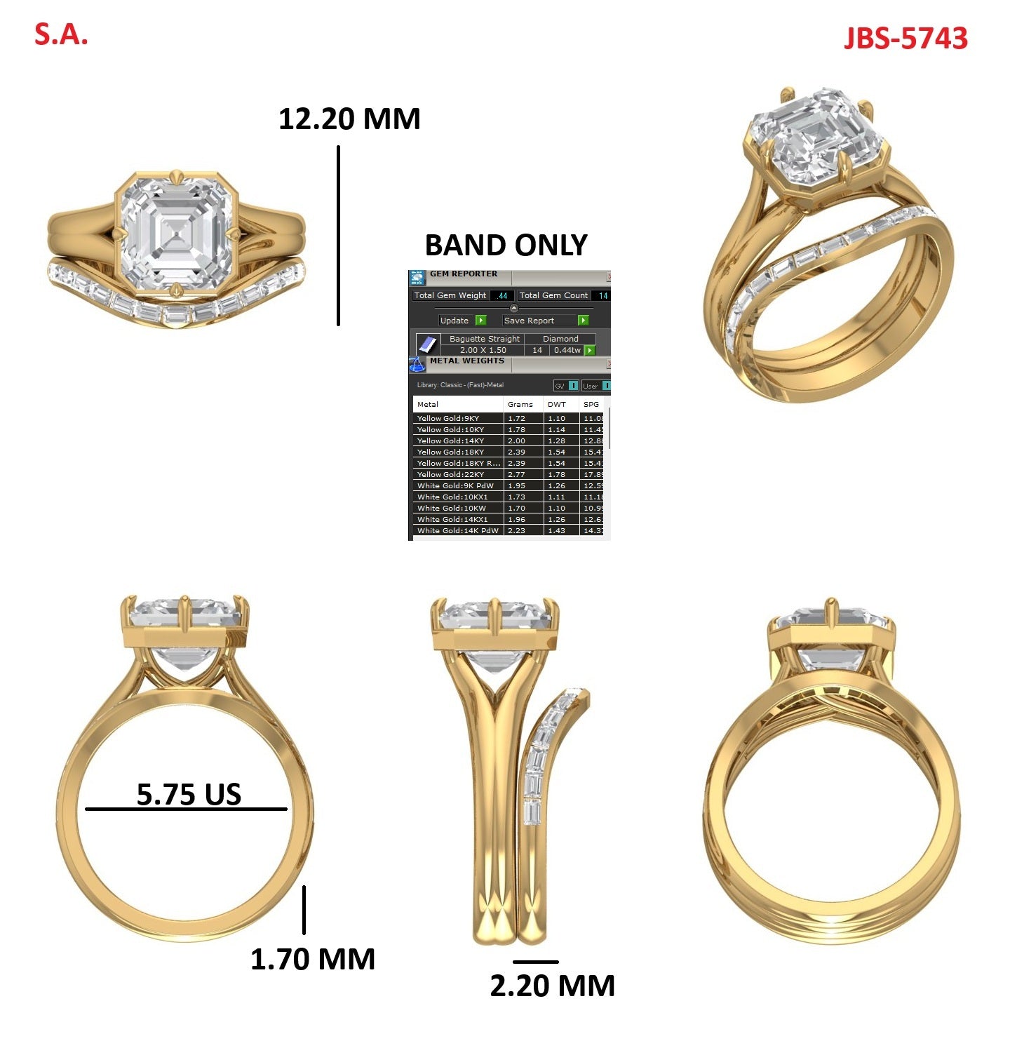 Custom Ring Order Chennel Band