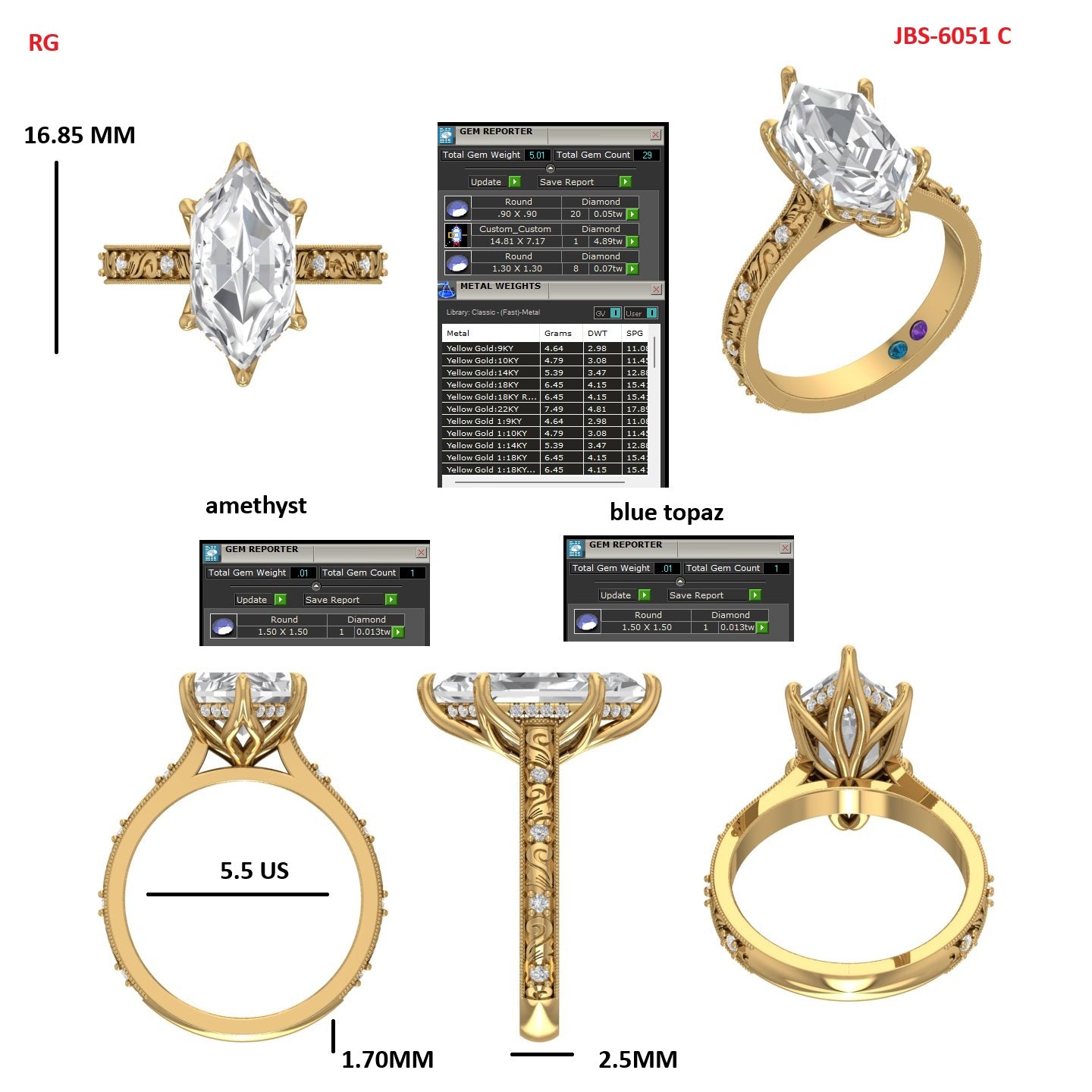 Custom Ring Order Claire Dutch Marquise