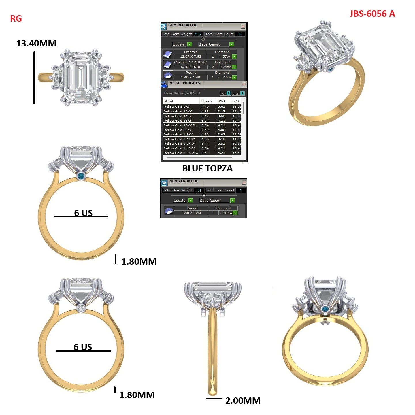 Custom Ring Order Rosie Reset