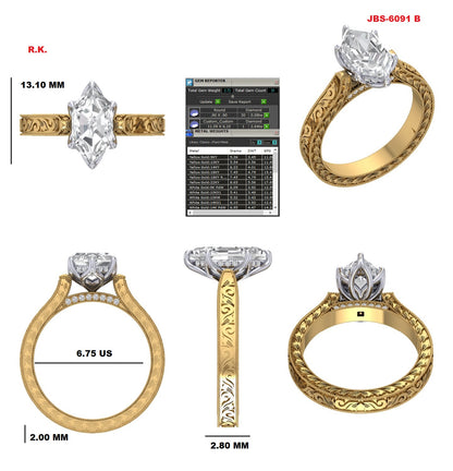 Custom Ring Order Drew/Madison