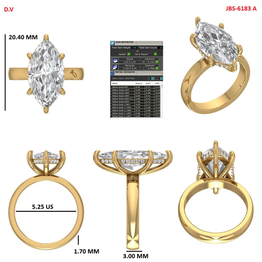 Custom Ring Order Andrea reset