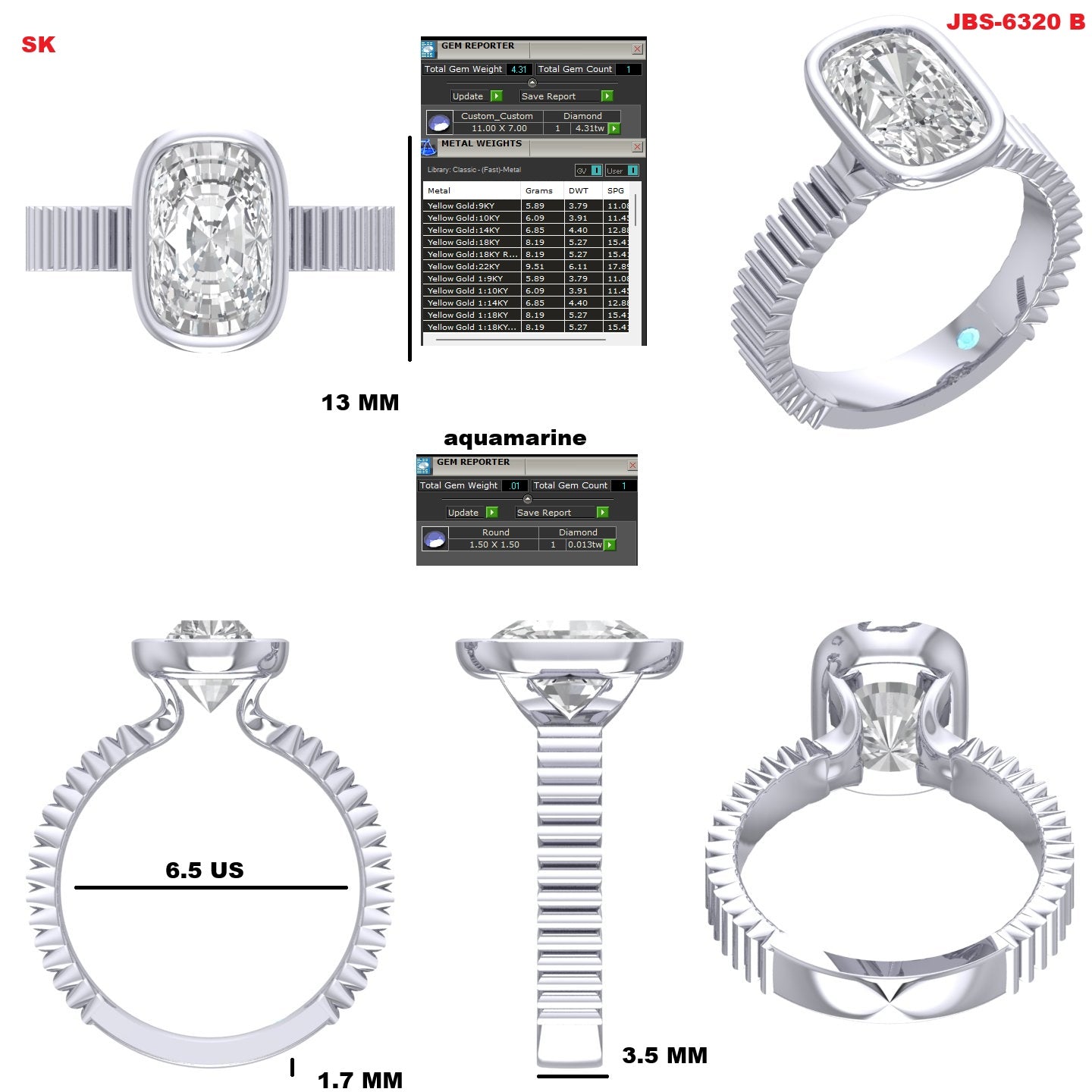Custom Ring Order Abby Old mine